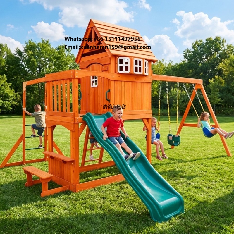Kids Outdoor Climbing Frame - Grande Attrezzatura da Gioco per Esterni,
