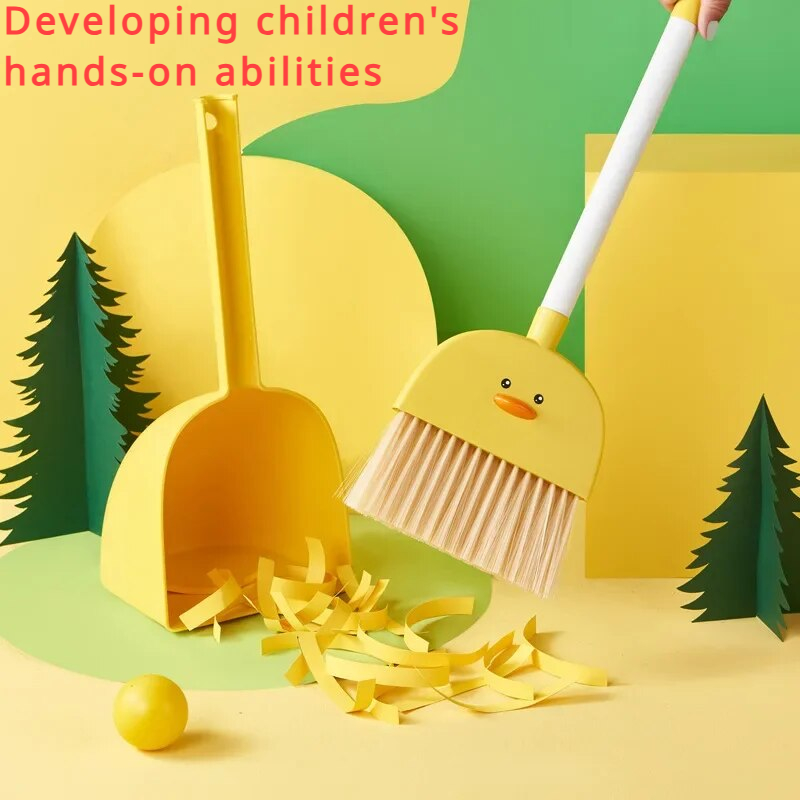 Kids Outdoor Broom - Set di mini paletta per scopa