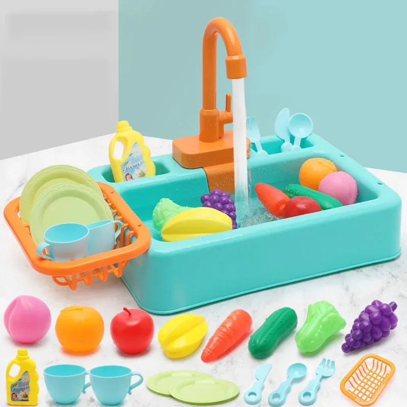 Kids Outdoor Kitchen Accessories - Set di giocattoli da cucina in